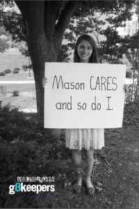 Mason CARES and so do I.